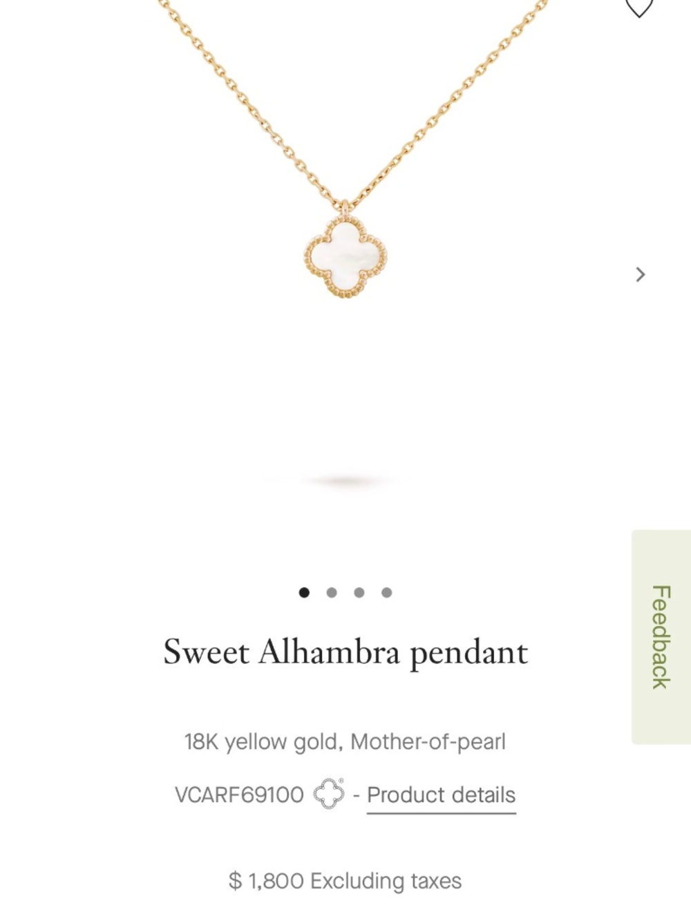 Van cleef necklace